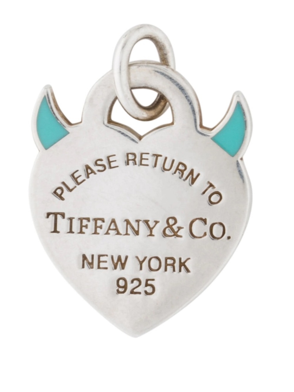 Tiffany devil heart necklace